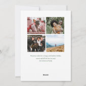 Waterverf Eucalyptus & Pine-kerstkaart Feestdagenkaart (Achterkant)