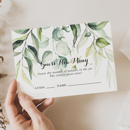 Waterverf Eucalyptus raden hoeveel gamekaart Visitekaartje