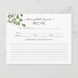 Waterverf Eucalyptus Recipe Kaart
