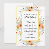 Waterverf Eucalyptus Roos VRIJGEZELLENFEEST Kaart (Voorkant / Achterkant)