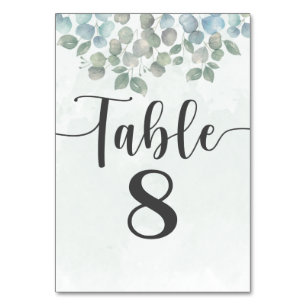 Waterverf Eucalyptus Sage Green Wedding Kaart