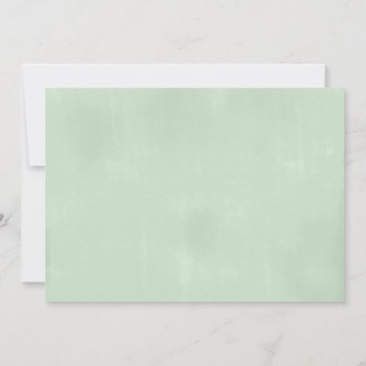 Waterverf Eucalyptus Save The Date (Achterkant)