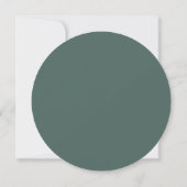 Waterverf Eucalyptus Script-Baby shower Kaart (Achterkant)