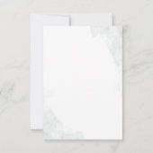 Waterverf Eucalyptus Script Vrijgezellenfeest Kaart (Achterkant)