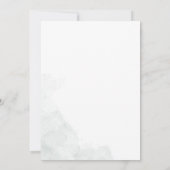 Waterverf Eucalyptus Script Vrijgezellenfeest Kaart (Achterkant)