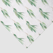 Waterverf Eucalyptus serie ontwerp 12 Tissuepapier (Detail)