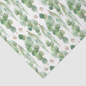 Waterverf Eucalyptus serie ontwerp 13 Tissuepapier (Detail)