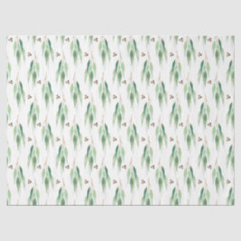 Waterverf Eucalyptus serie ontwerp 4 Tissuepapier