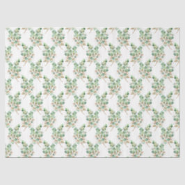 Waterverf Eucalyptus serie ontwerp 7 tissuepapier