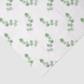 Waterverf Eucalyptus serie ontwerp 9 tissuepapier (Detail)