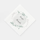 Waterverf Eucalyptus Servet (Hoek)