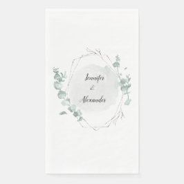 Waterverf Eucalyptus Servet