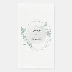 Waterverf Eucalyptus Servet