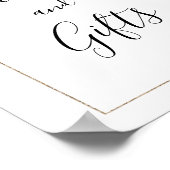 waterverf eucalyptus trouwkaarten en cadeaubord poster (Hoek)