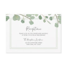 Waterverf Eucalyptus Trouwreceptie