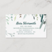 Waterverf Eucalyptus Visitekaartje (Achterkant)