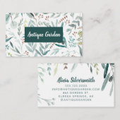 Waterverf Eucalyptus Visitekaartje (Voorkant / Achterkant)