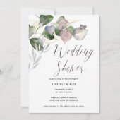 Waterverf Eucalyptus voor kalligrafie-weduwschap Kaart (Voorkant)