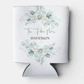 Waterverf Eucalyptus Vrijgezellenfeest Blikjeskoeler (Voorkant)