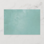 Waterverf Eucalyptus Vrijgezellenfeest Cadeauregis Informatiekaartje (Achterkant)