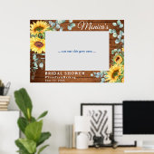 Waterverf Eucalyptus Vrijgezellenfeest Foto Lijst Poster (Thuiskantoor)