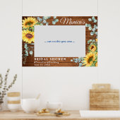 Waterverf Eucalyptus Vrijgezellenfeest Foto Lijst Poster (Keuken)