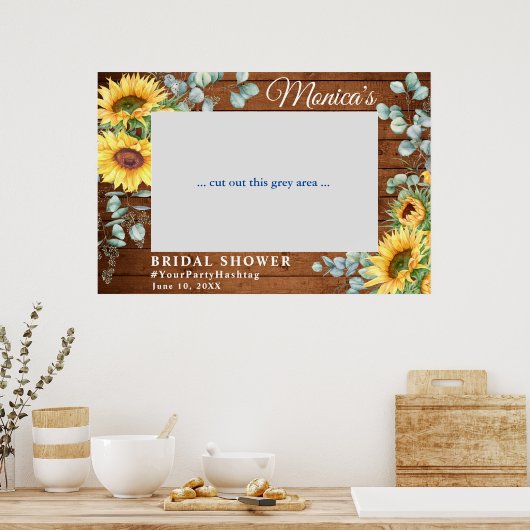 Waterverf Eucalyptus Vrijgezellenfeest Foto Lijst Poster (Keuken)