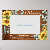 Waterverf Eucalyptus Vrijgezellenfeest Foto Lijst Poster (Voorkant)