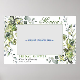 Waterverf Eucalyptus Vrijgezellenfeest Foto Lijst Poster