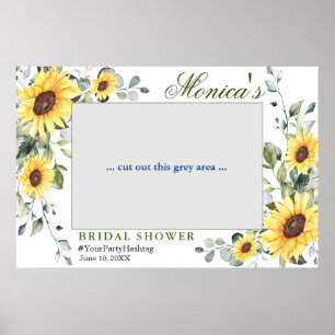 Waterverf Eucalyptus Vrijgezellenfeest Foto Prop. Poster