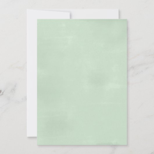 Waterverf Eucalyptus Vrijgezellenfeest Kaart (Achterkant)