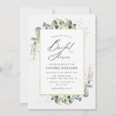 waterverf eucalyptus vrijgezellenfeest kaart (Voorkant)