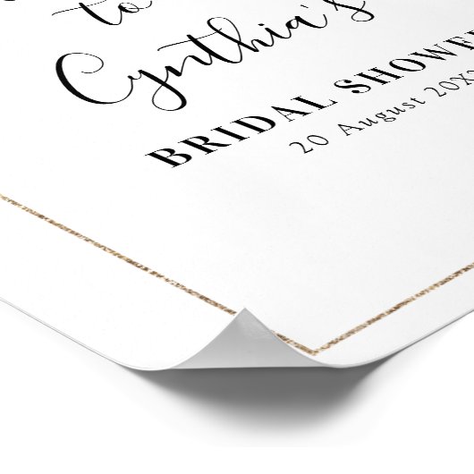 waterverf eucalyptus vrijgezellenfeest - welkomstt poster (Hoek)