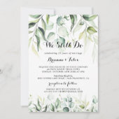 Waterverf Eucalyptus We doen nog steeds gelofte ve Kaart (Voorkant)