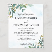 Waterverf Eucalyptus Weddenschap (Voorkant)