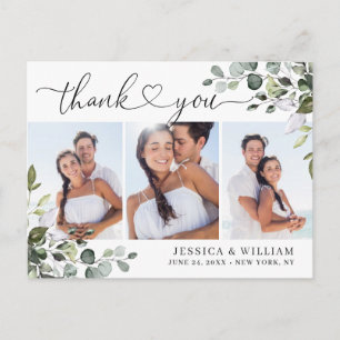 Waterverf Eucalyptus Weddenschap 3 Foto Hartelijk  Briefkaart