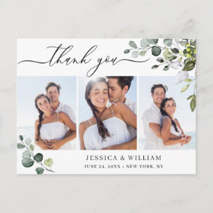 Waterverf Eucalyptus Weddenschap 3 Foto Hartelijk  Briefkaart