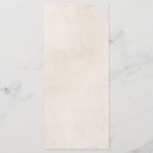 Waterverf Eucalyptus Weddenschap Menu (Achterkant)