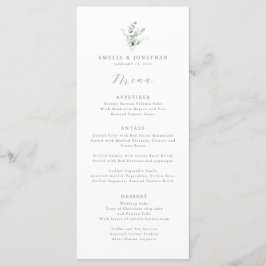 Waterverf Eucalyptus Weddenschap Menu