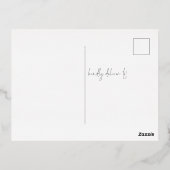 Waterverf Eucalyptus Weddenschappen Evening Party  Folie Uitnodiging Briefkaart (Achterkant)