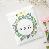 Waterverf Eucalyptus Wedding Bedankzakje (Gezegeld)