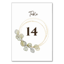 Waterverf Eucalyptus Wedding Kaart