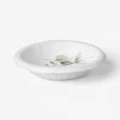 Waterverf Eucalyptus Wedding Papieren Kommen (Gebogen)