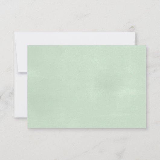 Waterverf Eucalyptus Wedding RSVP (Achterkant)