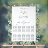 Waterverf Eucalyptus Wedding Seating Chart Acryl Bord (Neutraal)