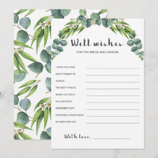 Waterverf Eucalyptus Wedding Well Wwish Kards