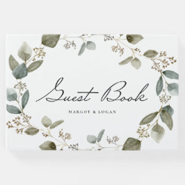Waterverf Eucalyptus Wreath Weddenfoto Gastenboek