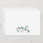 Waterverf Eucalyptus zal je mijn Bridesmaid zijn Kaart (Achterkant)