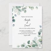 Waterverf eucalyptusbladeren (Voorkant)