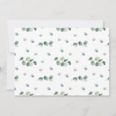 Waterverf eucalyptusbladeren (Achterkant)